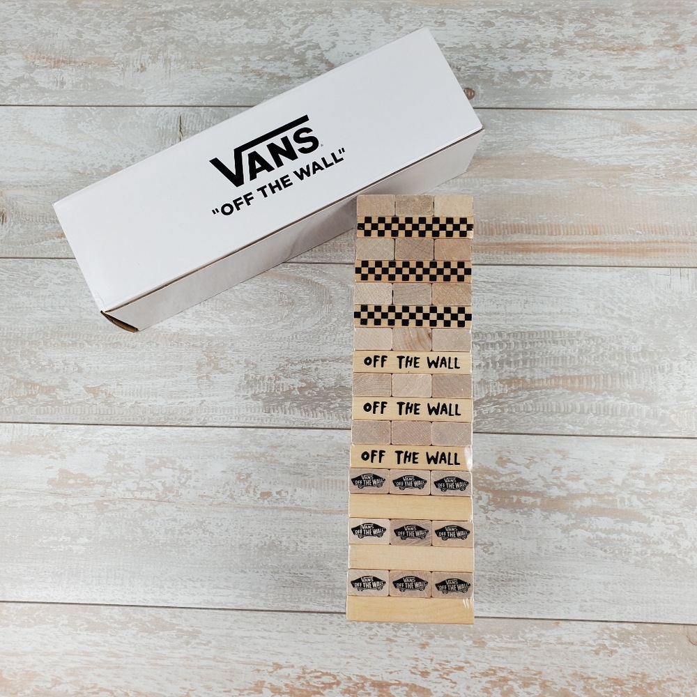 Vans Jenga Style Stacking Block Game